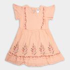 Girls' Dress, Peach, small image number null