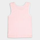 Girls' Cotton Vest, Pink, small image number null