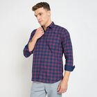 Men's 100% Cotton Casual Shirt, लाल, small image number null