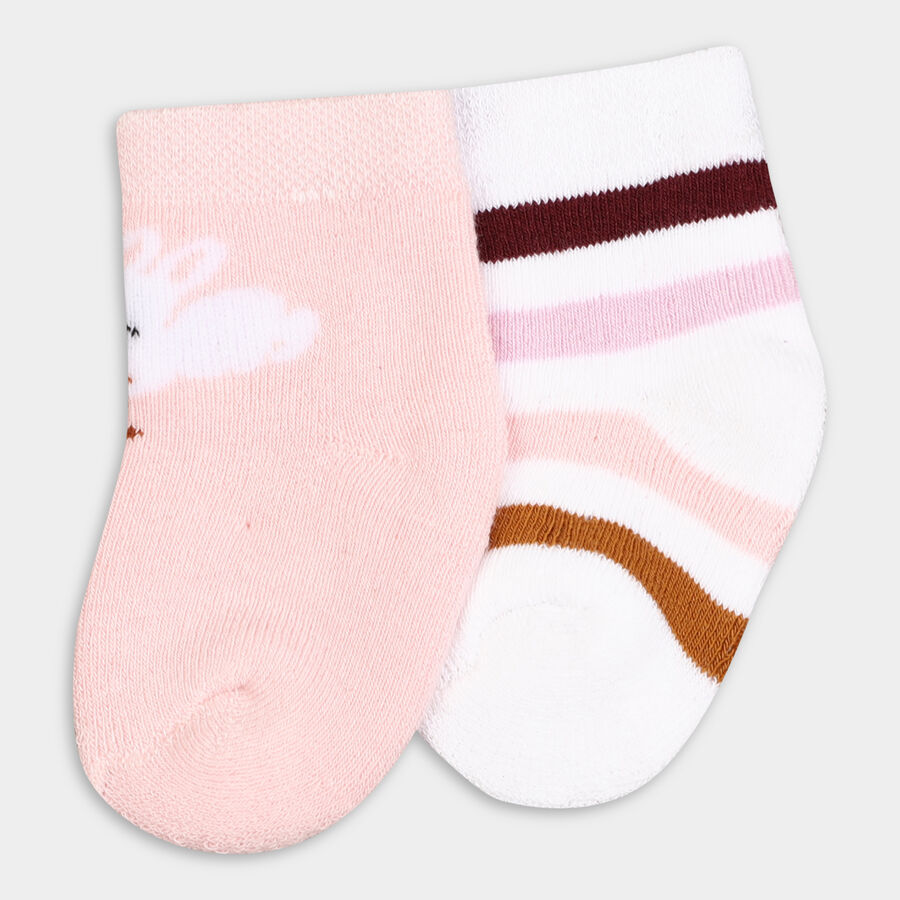Infants' Socks, Pink, large image number null