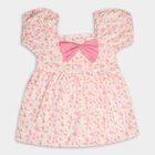 Infants' Cotton Frock, Light Pink, small image number null