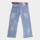 Girls' Jeans, मध्यम नीला, small image number null