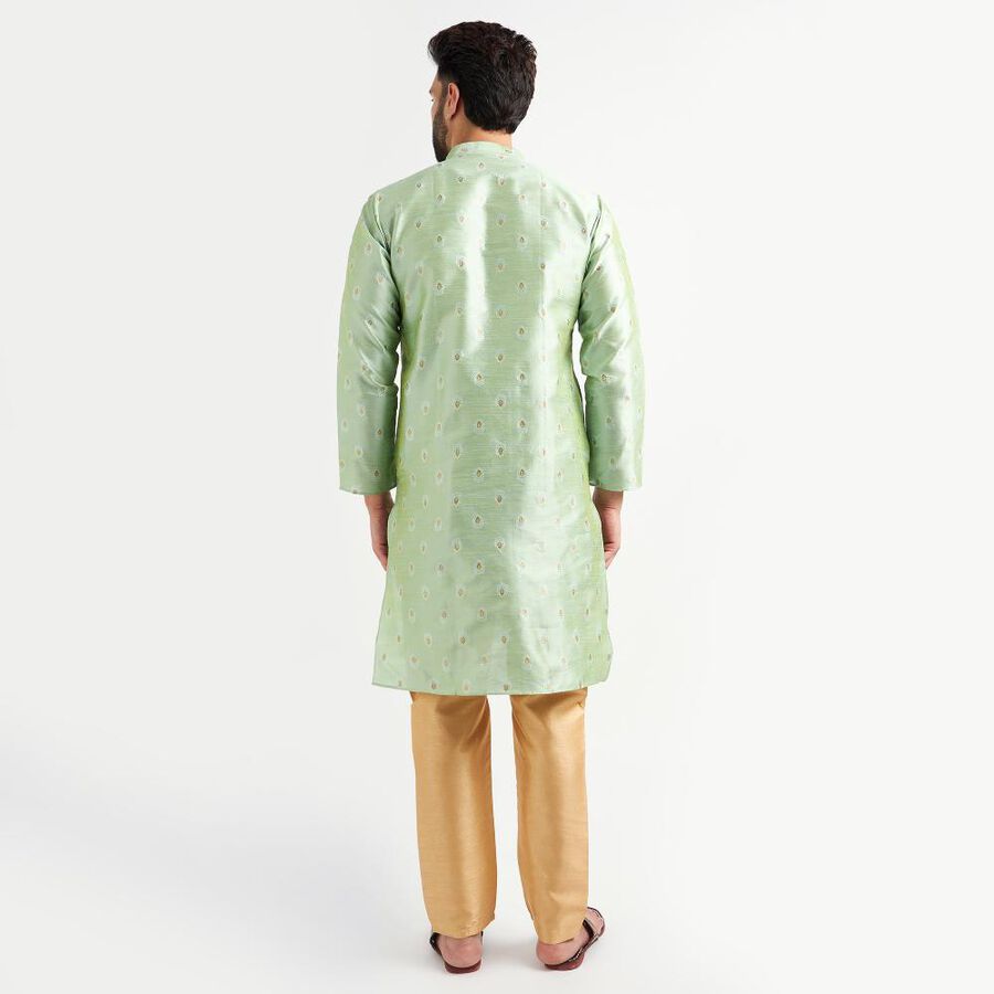 Men's Kurta Pyjama, Light Green, large image number null