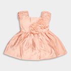 Infant Girl's Frock, पीच, small image number null