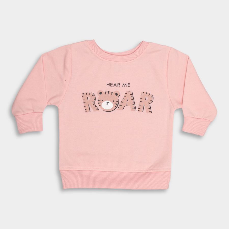 Infants' Sweatshirt, Light Pink, large image number null