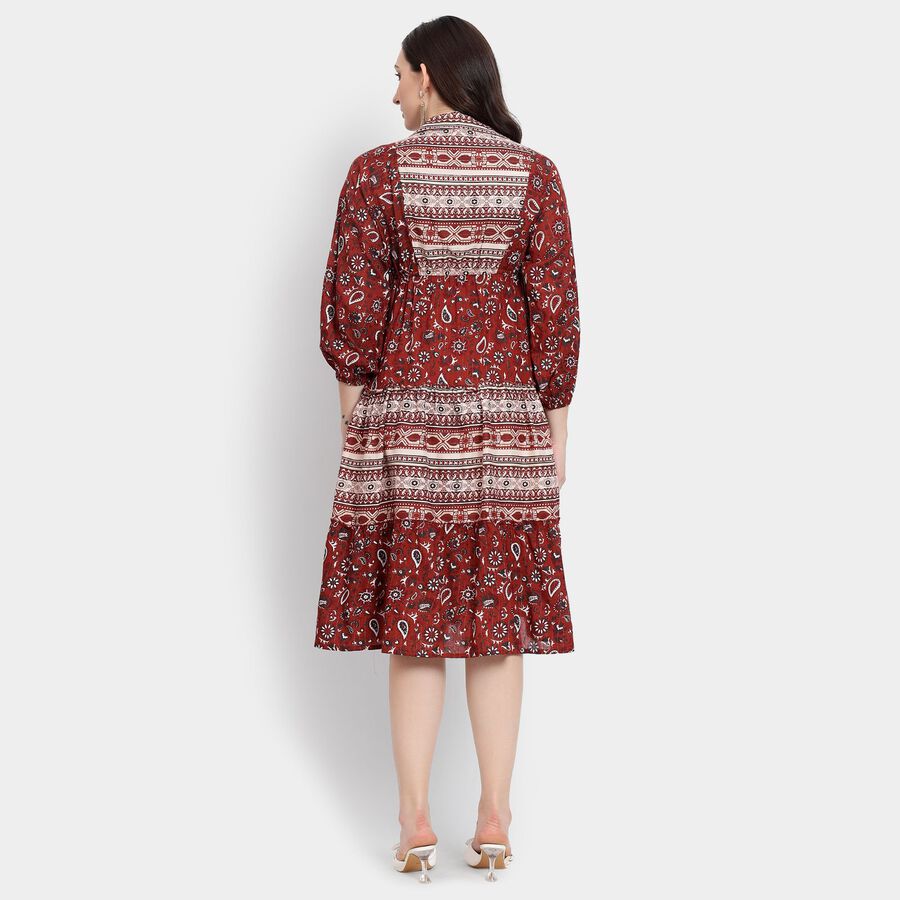 Ladies' Dress, Rust, large image number null