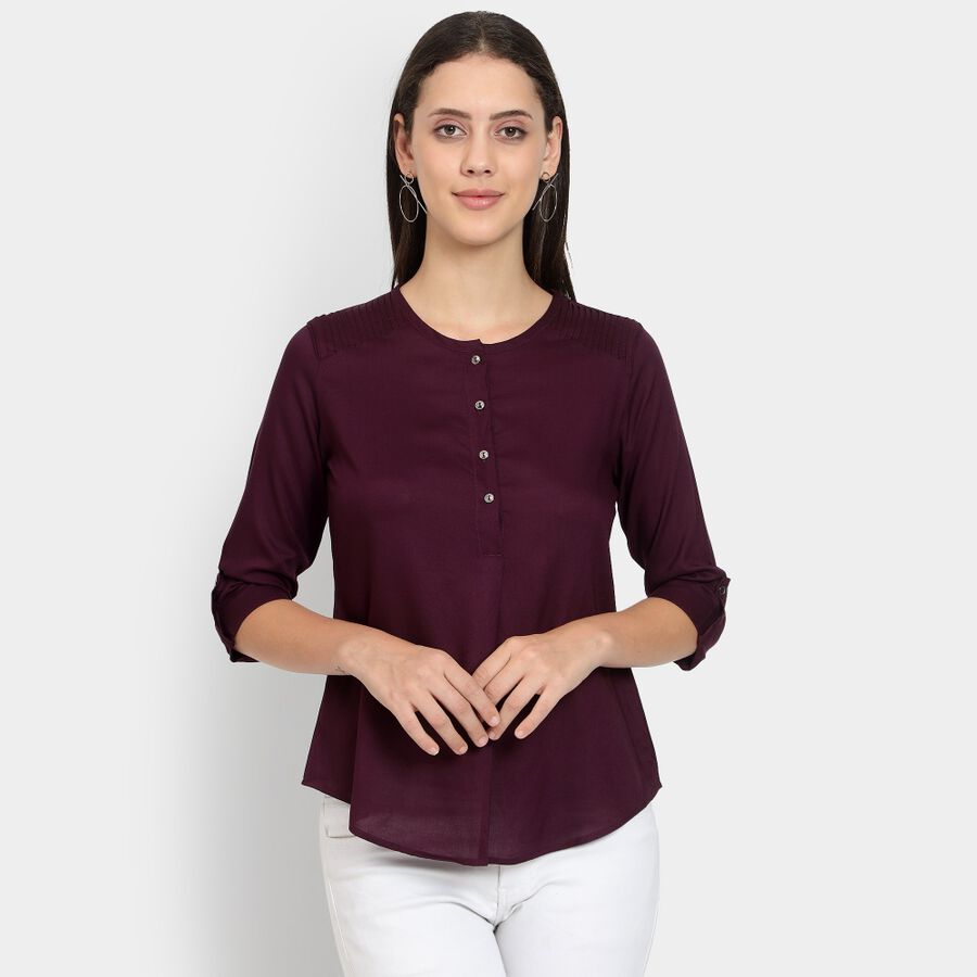 Ladies' Kurti, Wine, large image number null