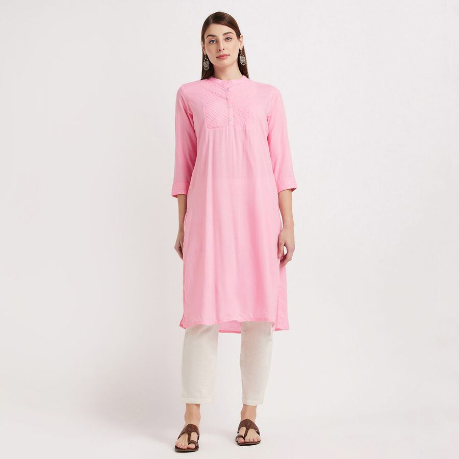 Ladies' Kurta, Pink, large image number null