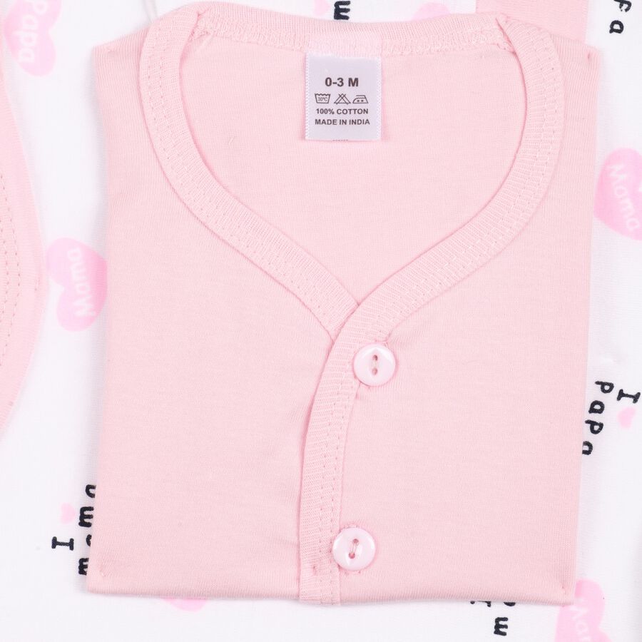 Infants' Cotton Gift Set, Pink, large image number null