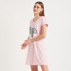 Ladies' Cotton Nighty, Light Pink, small image number null