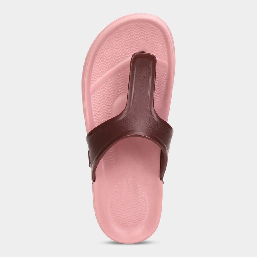 Womens Moulded Sliders, पीच, large image number null