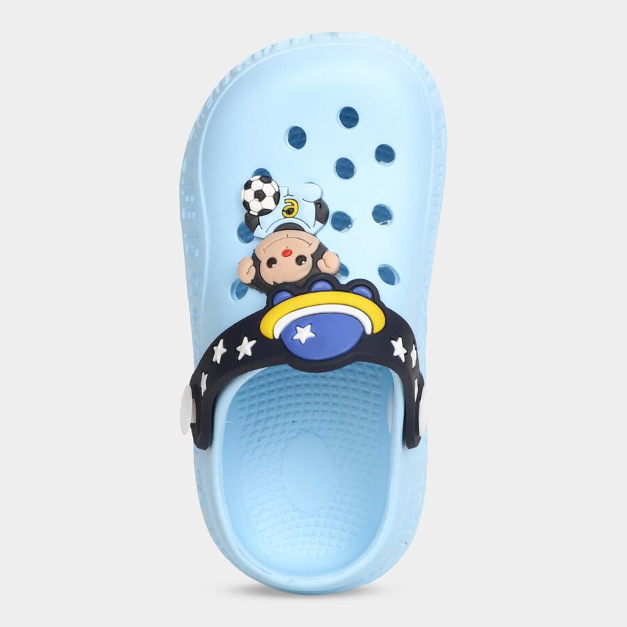 Boys Solid Clog, Blue, large image number null