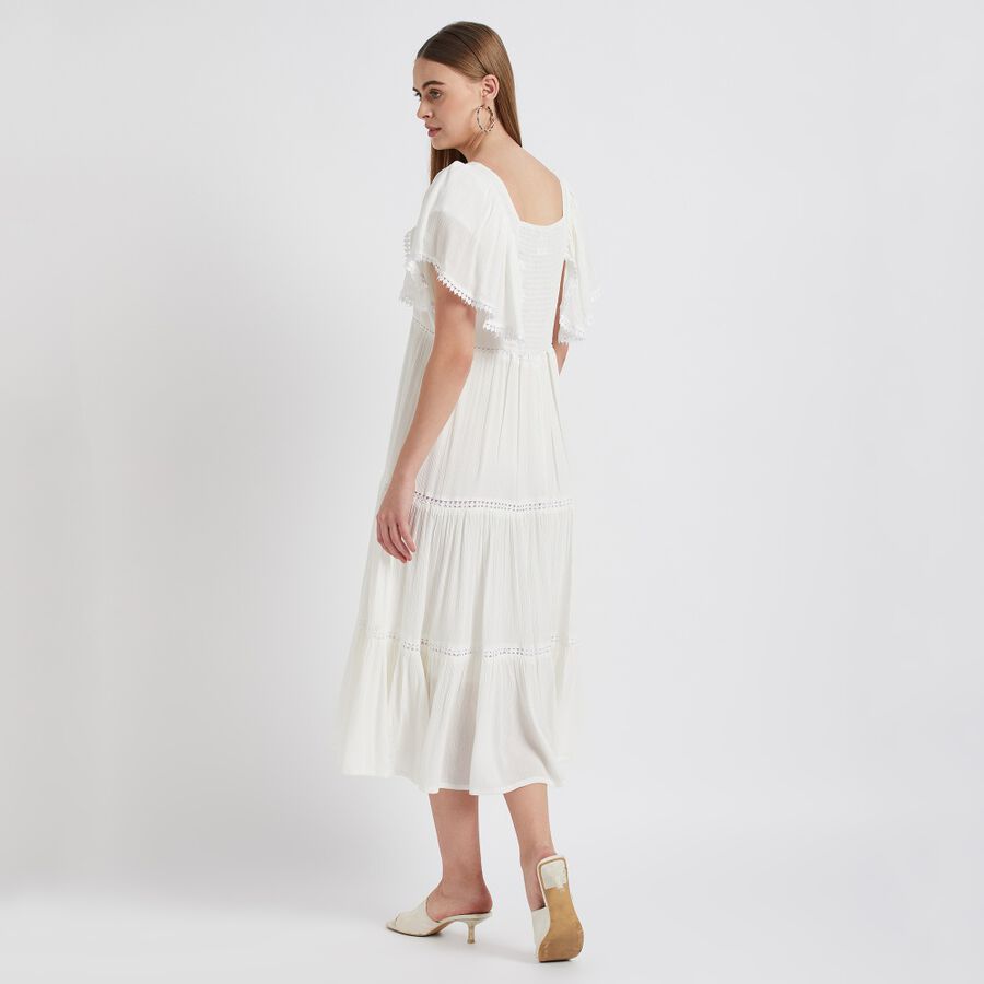 Ladies' Dress, Off White, large image number null