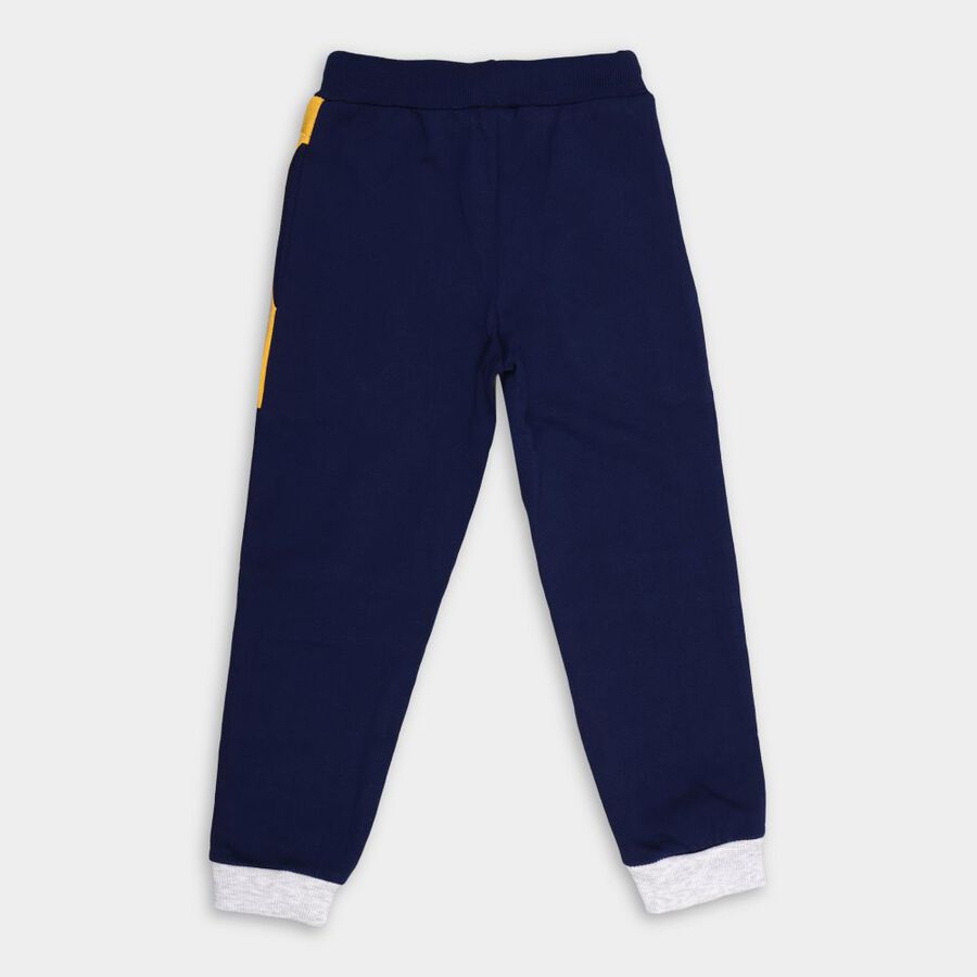 Boys' Cotton Pyjamas, Navy Blue, large image number null