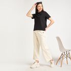 Ladies' Cotton Jeans, Off White, small image number null