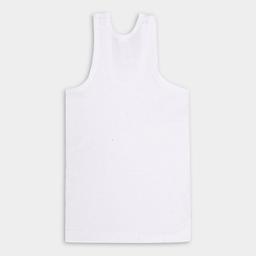 Boys' Cotton Vest, Light Blue, large image number null