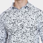 Men's Cotton Casual Shirt, सफ़ेद, small image number null