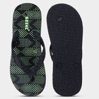 Men's Printed Slippers, हरा, small image number null