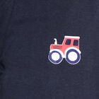 Infants' Cotton Pyjama, Navy Blue, small image number null