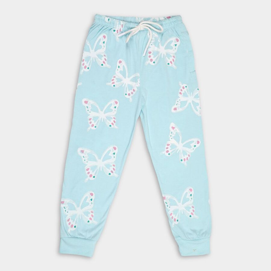 Girls' Pyjamas, एक्वा, large image number null