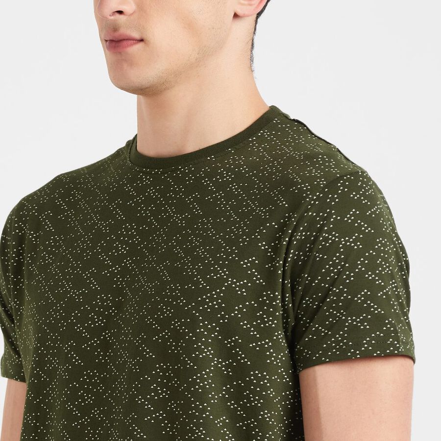 Men's 100% Cotton T-Shirt, Olive, large image number null