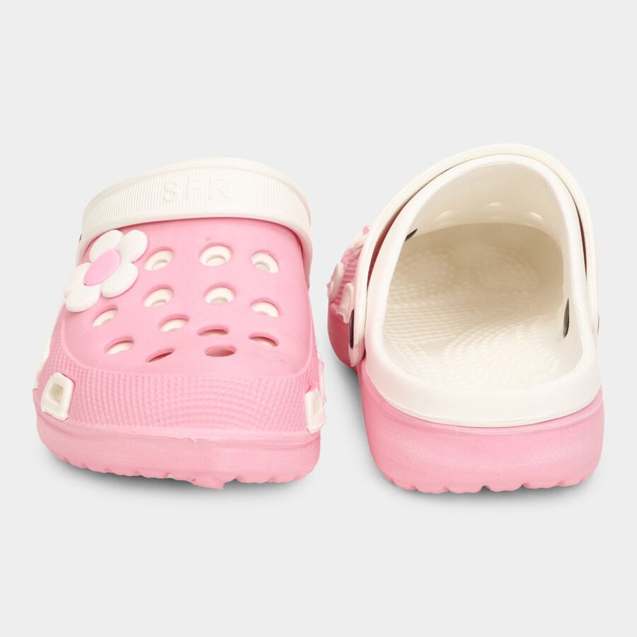Boys Solid Clog, Pink, large image number null