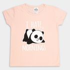 Girls' T-Shirt, पीच, small image number null