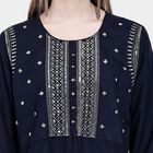 Ladies' Kurta, नेवी ब्लू, small image number null