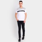 Men's Henley Half Sleeves T-Shirt, सफ़ेद, small image number null