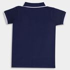 Boys' Cotton T-Shirt, नेवी ब्लू, small image number null