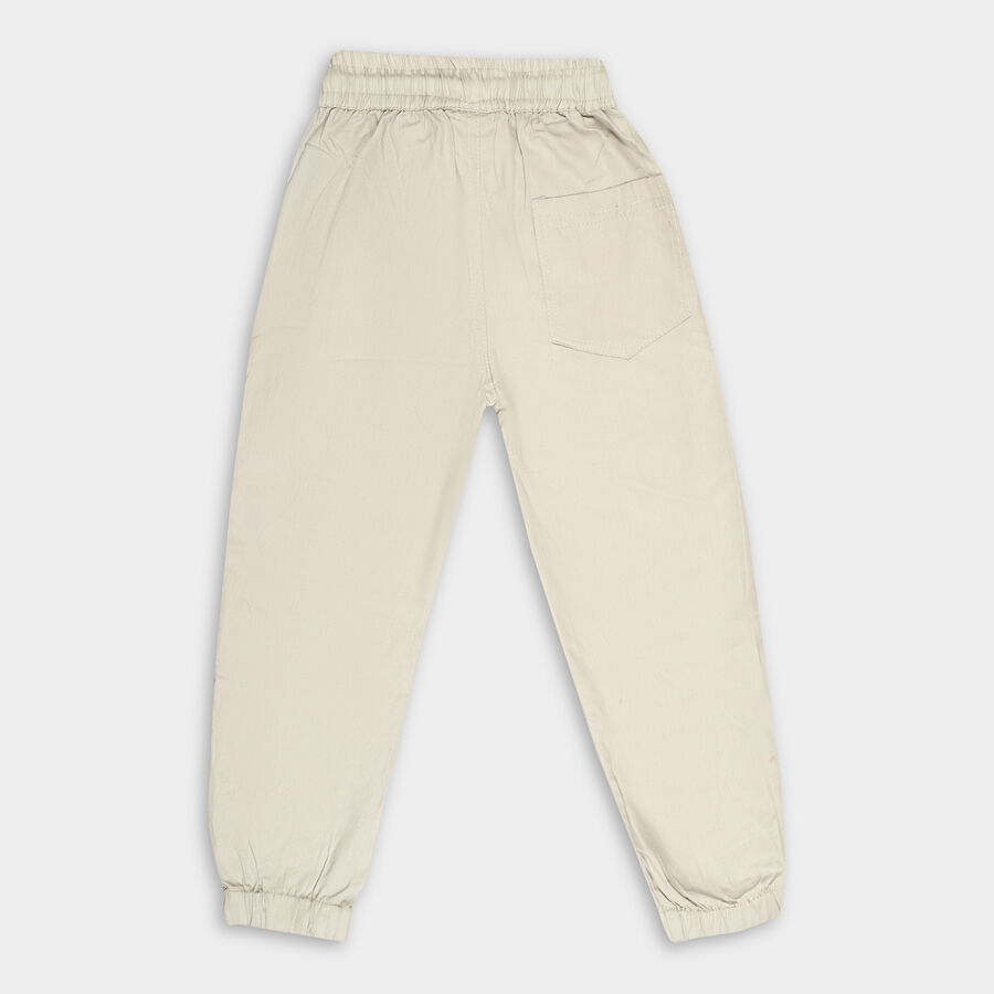 Boys' Cotton Trouser, Light Grey, large image number null