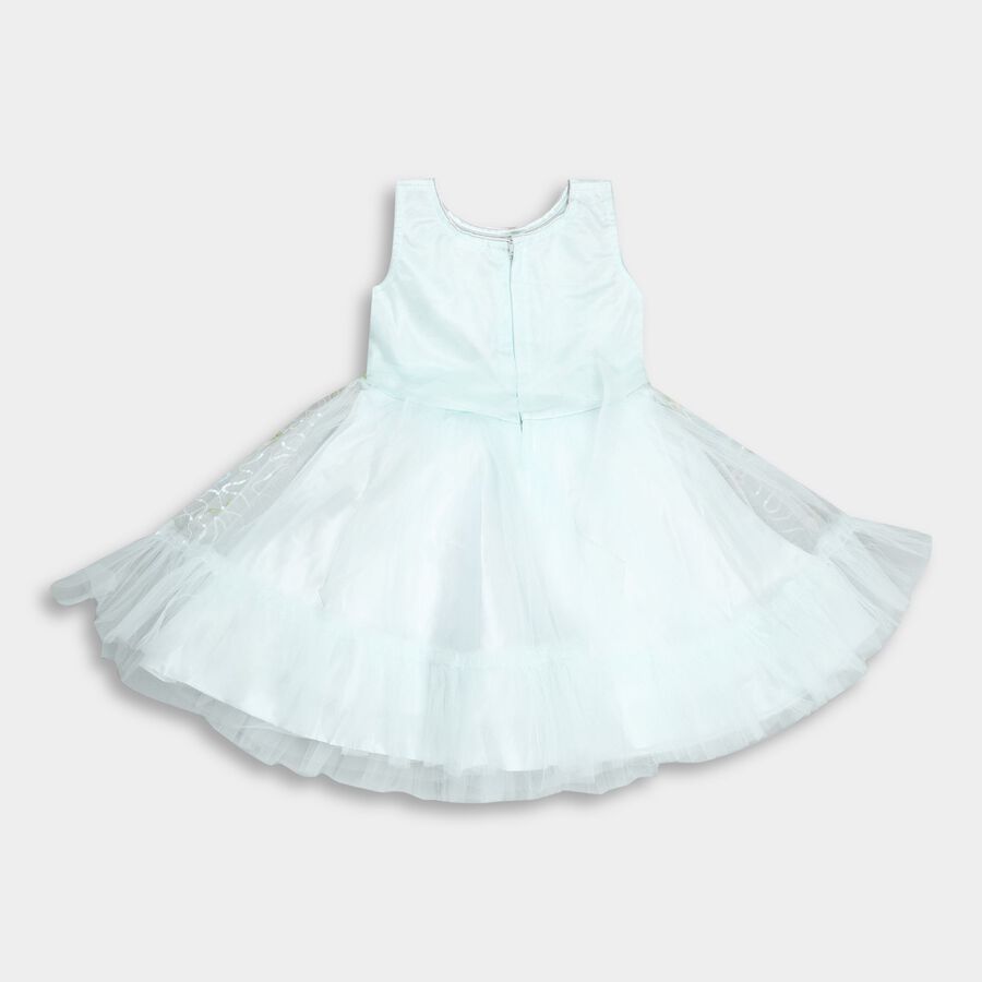 Girl's Frock, Light Green, large image number null