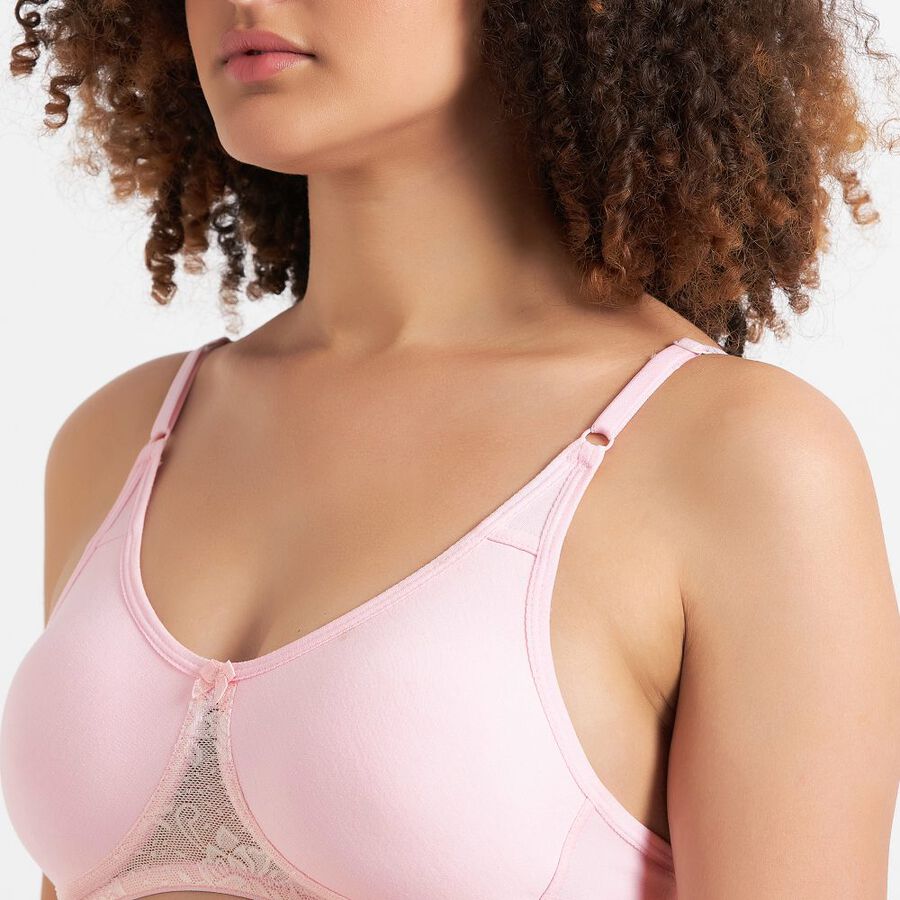 Ladies' Bra, Light Pink, large image number null