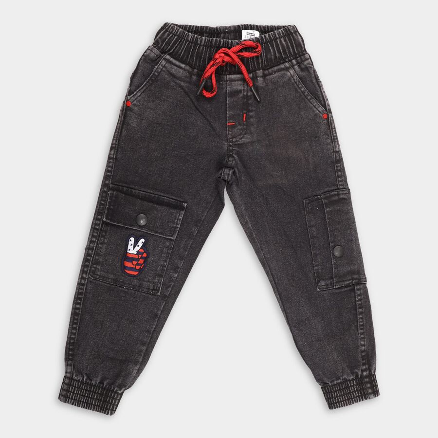 Boy's Jeans, काला, large image number null