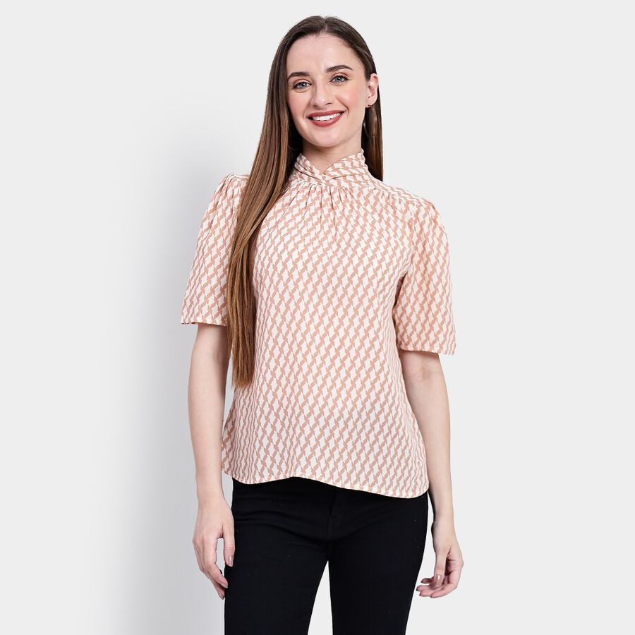 Ladies' Top, Beige, large image number null