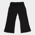 Girls' Trousers, काला, small image number null