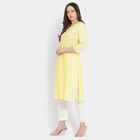 Ladies' Cotton Kurta, Yellow, small image number null