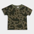 Infants' Cotton T-Shirt, ओलिव, small image number null