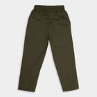 Boys' Cotton Trousers, गहरा हरा, small image number null