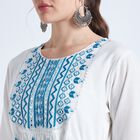 Ladies' Cotton Kurta, Light Blue, small image number null