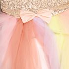 Girl's Frock, Peach, small image number null