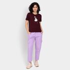 Ladies' Cotton Jeans, बैंगनी, small image number null