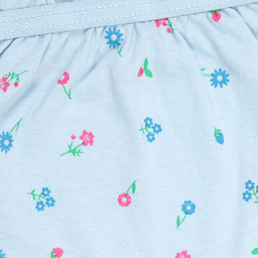 Girls' Cotton Bloomer, Light Blue, large image number null