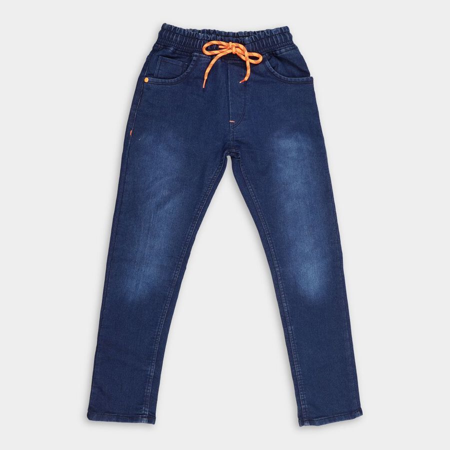 Boys' Jeans, गहरा नीला, large image number null