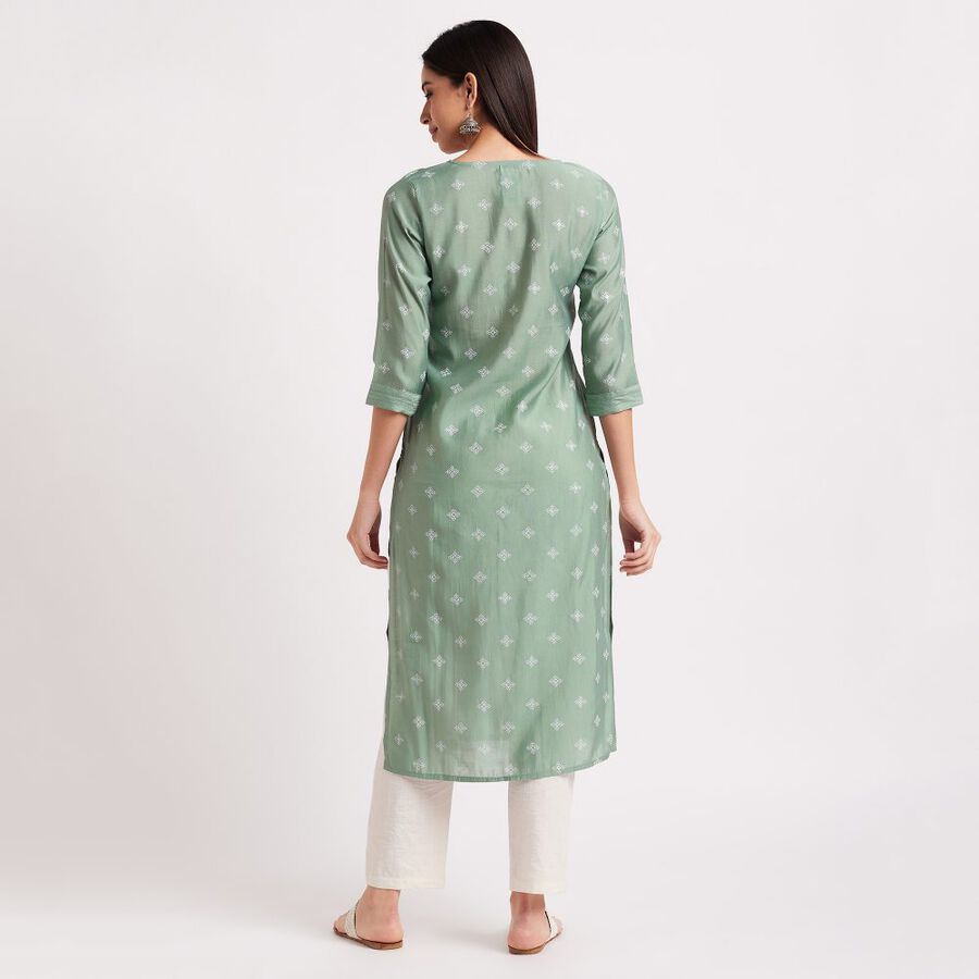 Ladies' Kurta, Light Green, large image number null