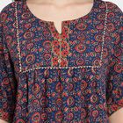 Ladies' Kurti, Dark Blue, small image number null