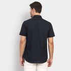 Men's 100% Cotton Casual Shirt, Navy Blue, small image number null