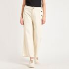 Ladies' Cotton Jeans, Off White, small image number null