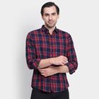 Men's 100% Cotton Casual Shirt, Red, small image number null