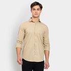 Men's 100% Cotton Casual Shirt, गहरा पीला, small image number null